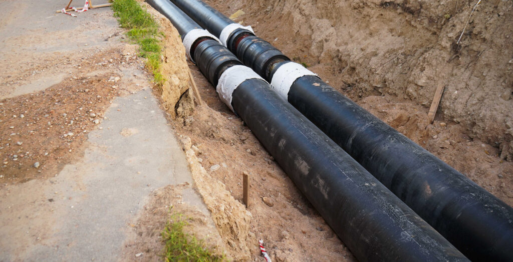 Underground Pipes Not Burried Yet